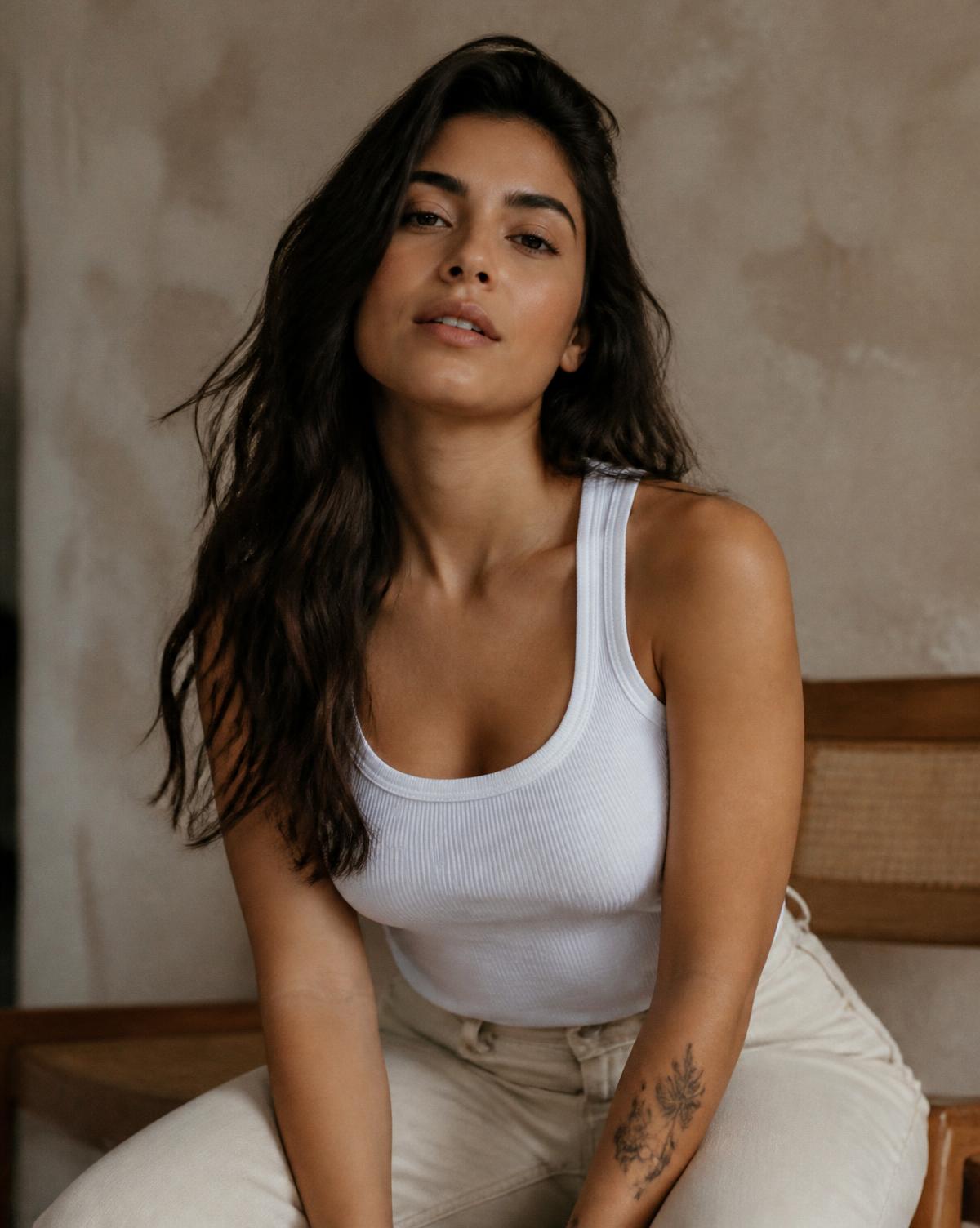 Creator brasileira em ensaio editorial